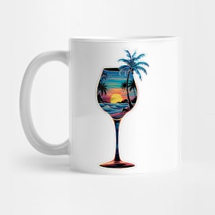 Tropical Sunset Vibes Mug